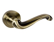 Atlantic Door Handles Old English Colchester, Antique Brass - OE-177 AB (sold in pairs)